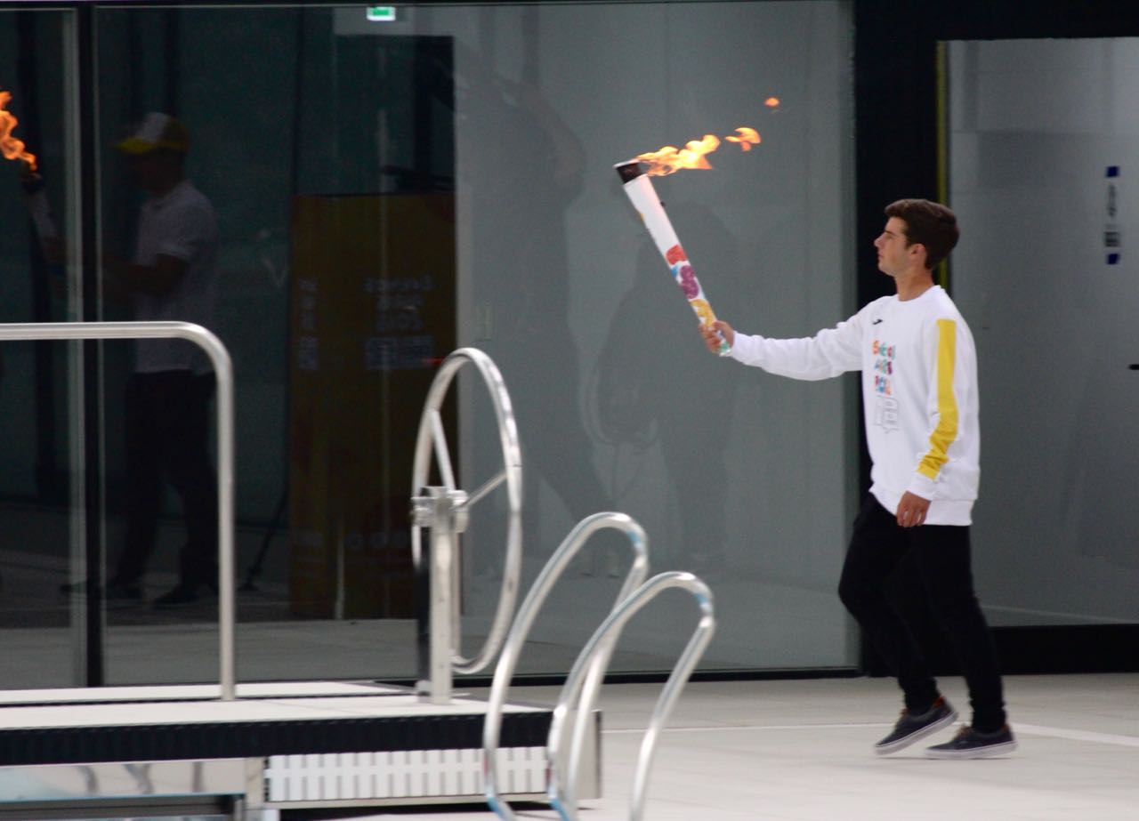 En este momento estás viendo Cittadini comenzó con el relevo de la llama olímpica de la juventud. Mirá el video!