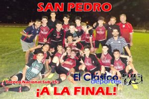 Lee más sobre el artículo Torneo Nacional Sub 15: San Pedro con autoridad ganó en Pergamino