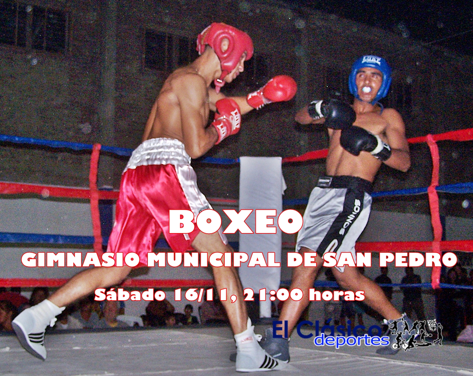 Lee más sobre el artículo Boxeo amateur: Doble fondo en el Gimnasio Municipal