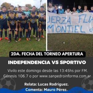 Lee más sobre el artículo Viví Independencia vs Sportivo junto a El Clásico!