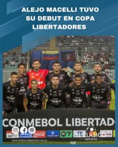 Lee más sobre el artículo Alejo Macelli debutó en Copa Libertadores