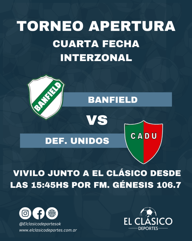 Lee más sobre el artículo Viví el duelo clave entre Banfield y CADU junto a El Clásico!