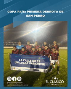 Lee más sobre el artículo Copa País: Primera derrota de San Pedro!