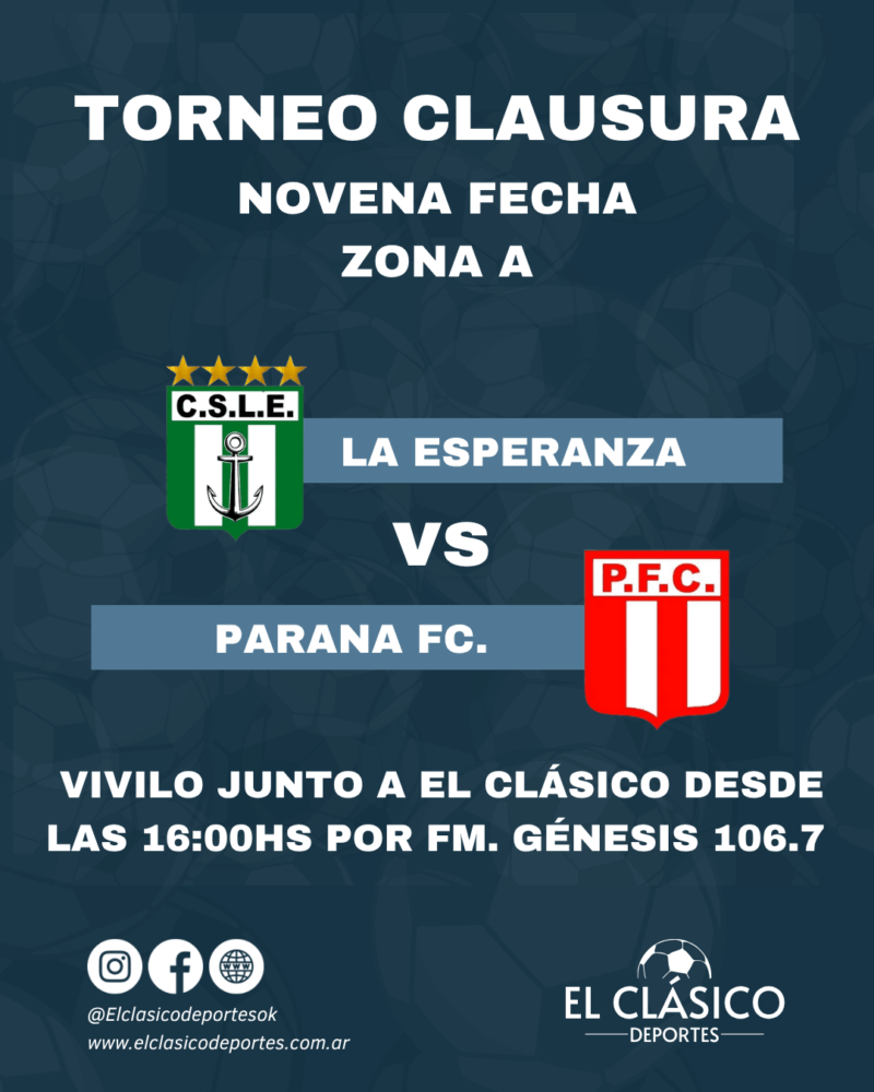 Lee más sobre el artículo Fútbol local: Sábado de doble transmisión de El Clásico!