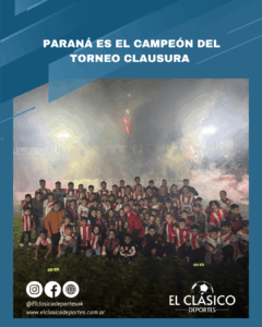 Lee más sobre el artículo Paraná es el campeón del torneo clausura!