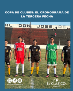 Lee más sobre el artículo Copa de Clubes: El cronograma de la tercera fecha!
