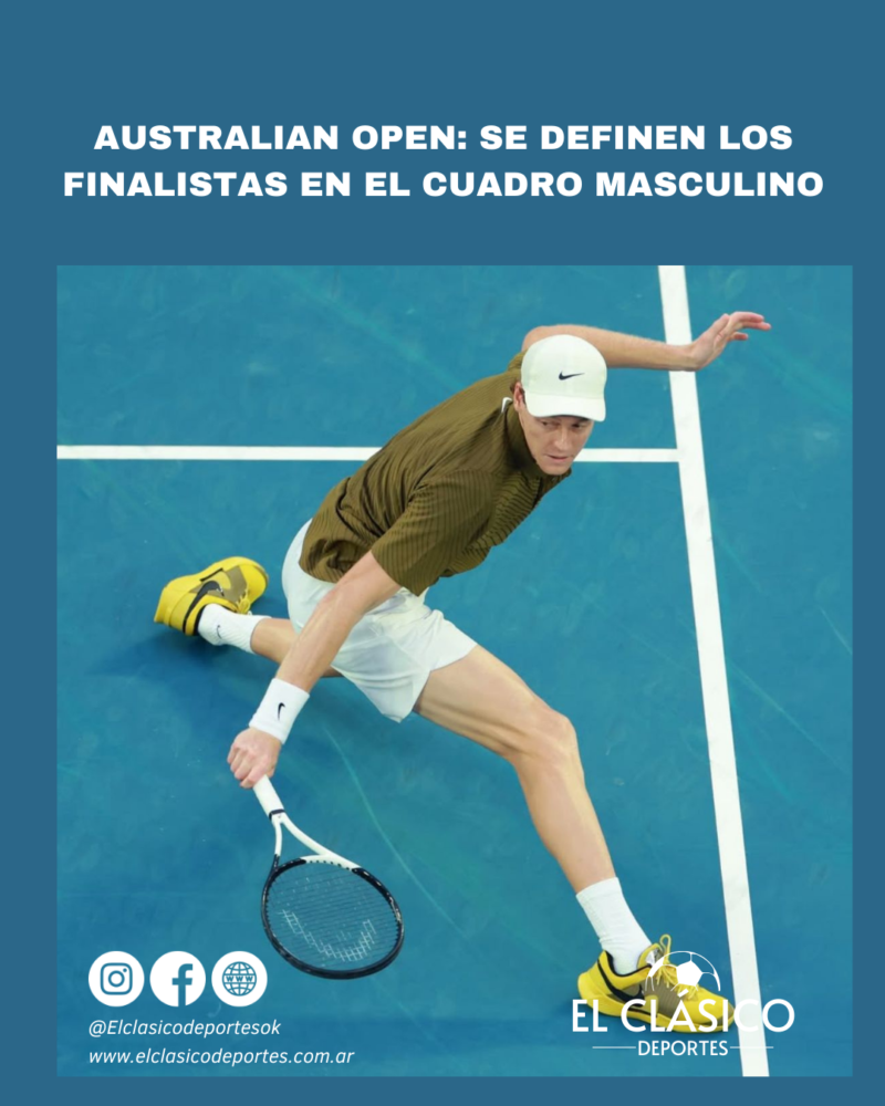Lee más sobre el artículo Australian Open: Se definen los finalistas en el cuadro masculino!