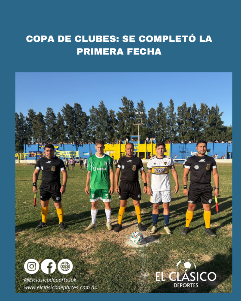 Lee más sobre el artículo Copa de Clubes: Se completó la primera fecha!