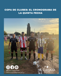 Lee más sobre el artículo Copa de Clubes: El cronograma de la quinta fecha!