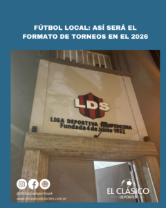 Lee más sobre el artículo Fútbol local: Así será el formato de torneos en el 2026!