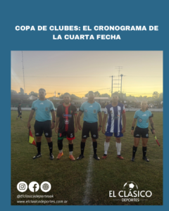 Lee más sobre el artículo Copa de Clubes: El cronograma de la cuarta fecha!