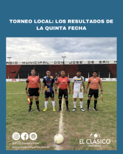 Lee más sobre el artículo Torneo local: Los resultados de la quinta fecha!