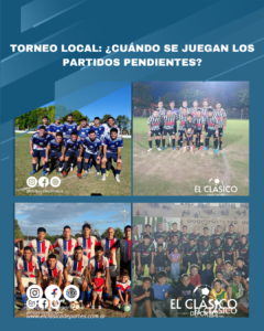 Lee más sobre el artículo Torneo local: ¿Cuándo se juegan los partidos pendientes?