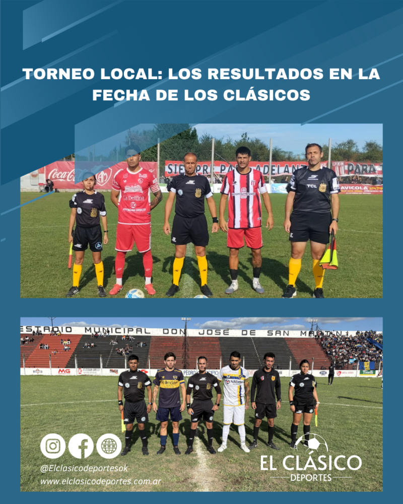 Lee más sobre el artículo Torneo local: Los resultados en la fecha de los clásicos!
