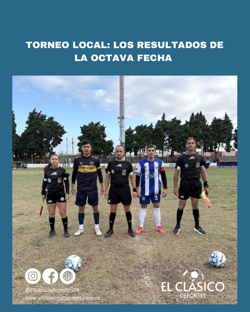 Lee más sobre el artículo Torneo local: Los resultados de la octava fecha!
