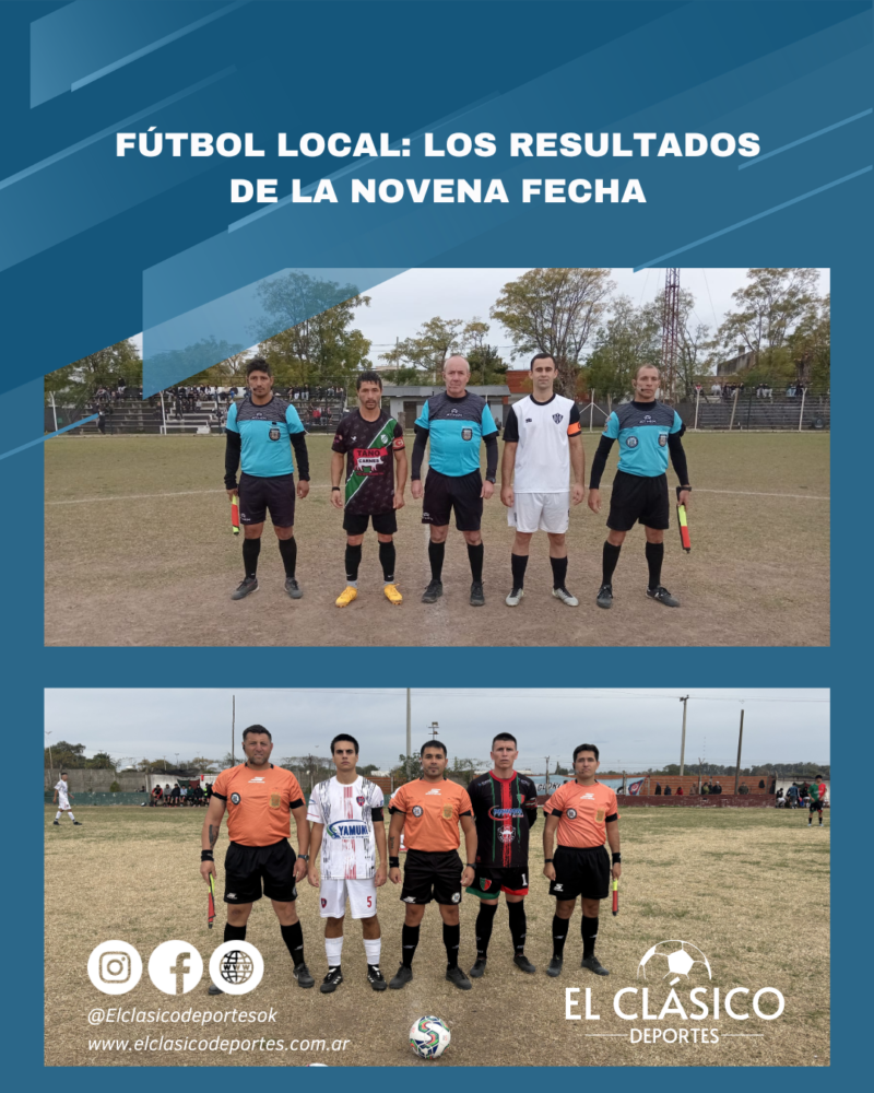 Lee más sobre el artículo Fútbol local: Los resultados de la novena fecha!