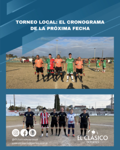 Lee más sobre el artículo Torneo local: Así se juega la próxima fecha!