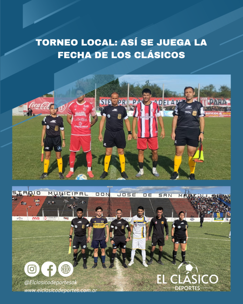 Lee más sobre el artículo Torneo local: Así se juega la fecha de los clásicos!