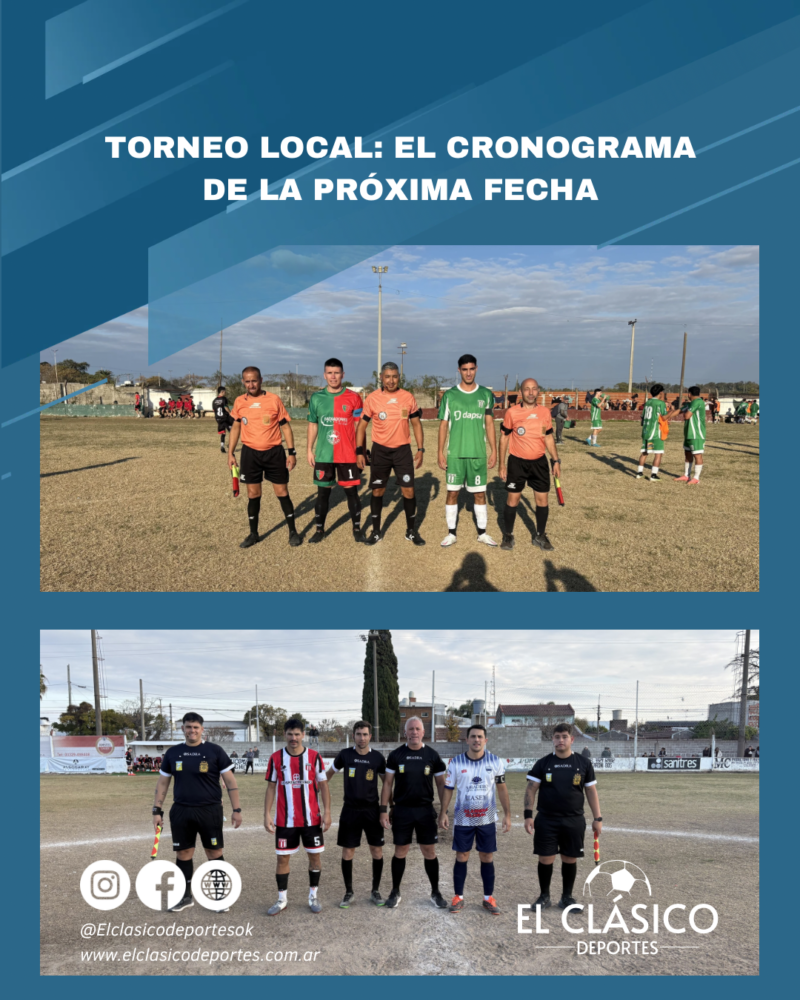 Lee más sobre el artículo Torneo local: Así se juega la próxima fecha!