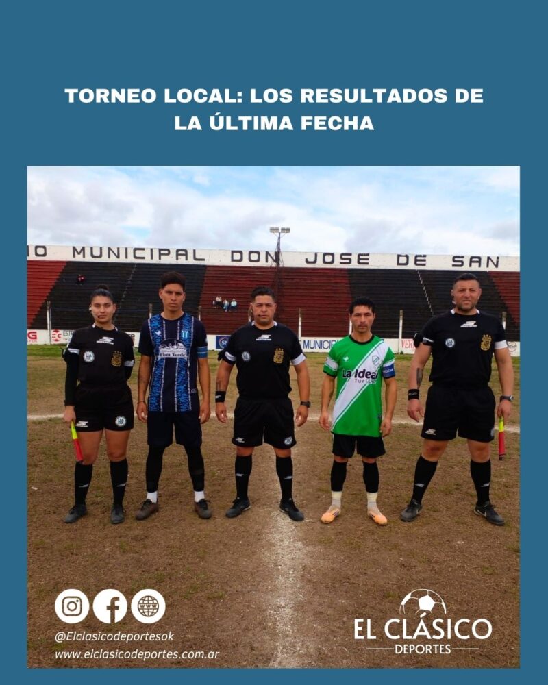 Lee más sobre el artículo Torneo local: Los resultados de la última fecha!