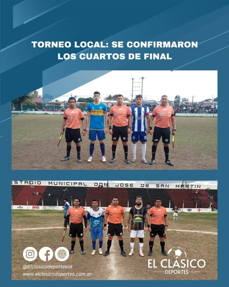 En este momento estás viendo Torneo local: Se confirmaron los cuartos de final!