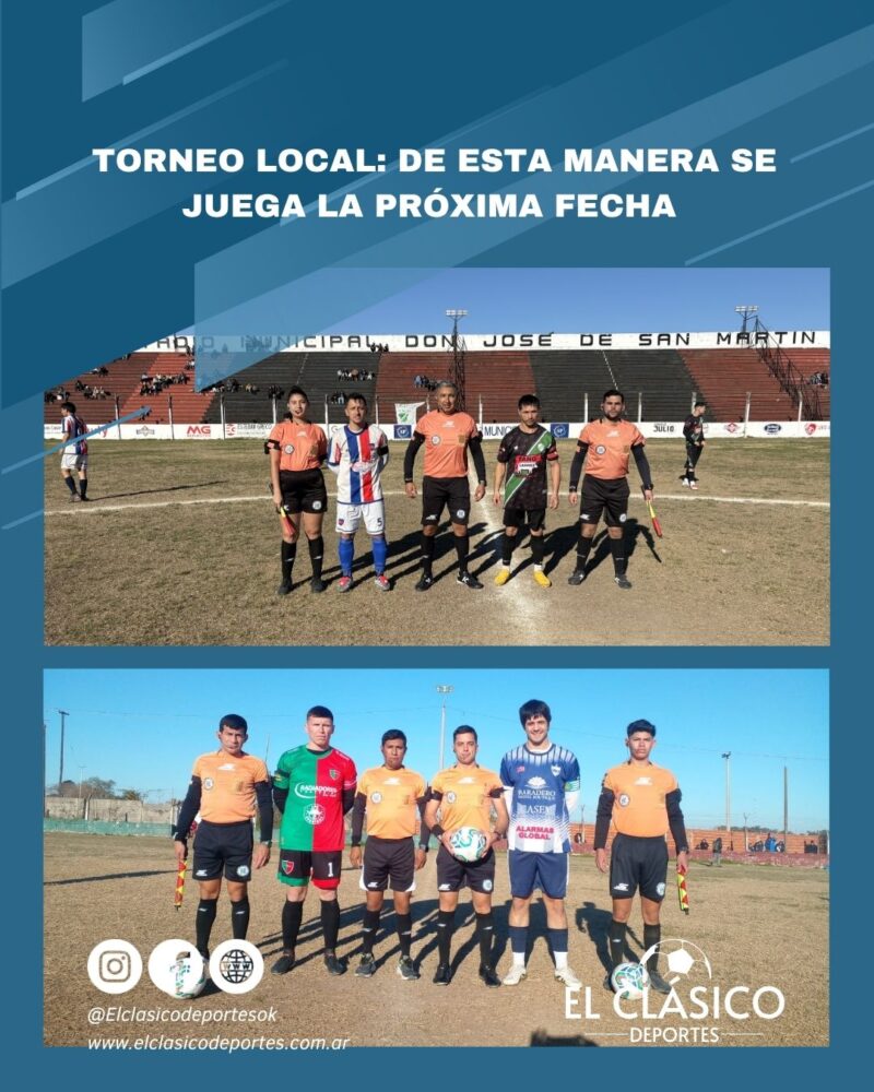 Lee más sobre el artículo Torneo local: De esta manera se juega la próxima fecha!