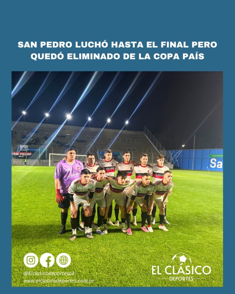 Lee más sobre el artículo San Pedro luchó hasta el final pero quedó eliminado de la Copa País!