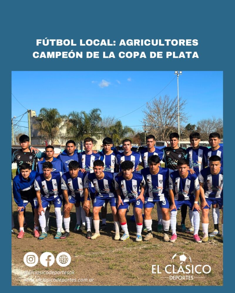 Lee más sobre el artículo Fútbol local: Agricultores es el campeón de la Copa de Plata!