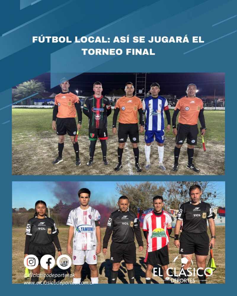 Lee más sobre el artículo Fútbol local: Así se jugará el torneo final!
