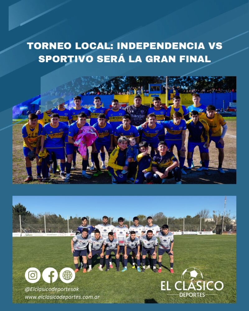 Lee más sobre el artículo Torneo local: Independencia vs Sportivo será la gran final!