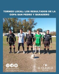 Lee más sobre el artículo Torneo local: Los resultados de la Copa San Pedro y Baradero!
