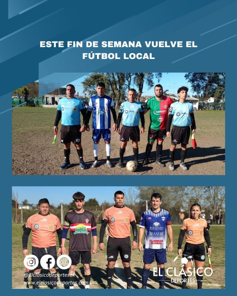 Lee más sobre el artículo Este fin de semana vuelve el fútbol local!