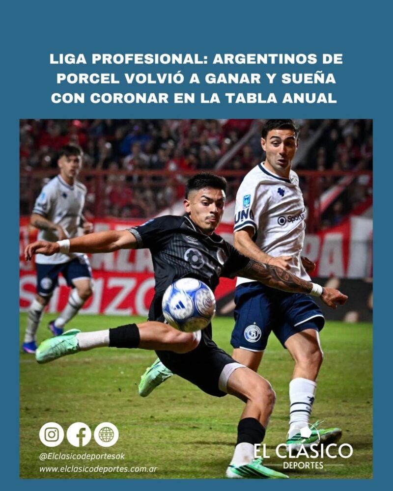 Lee más sobre el artículo Liga Profesional: Argentinos de Porcel volvió a ganar y sueña con coronarse en la tabla anual!