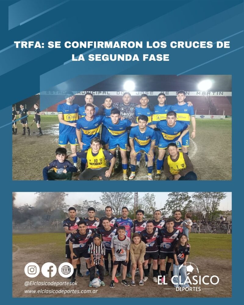 Lee más sobre el artículo TRFA: Se confirmaron los cruces de la segunda fase!