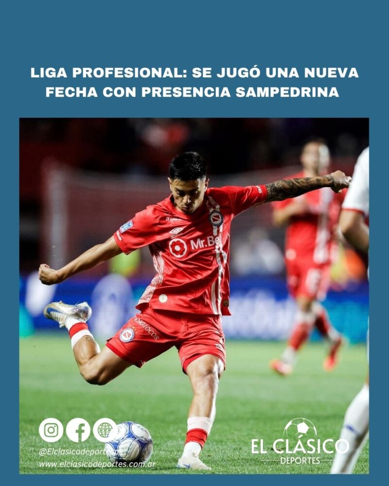 Lee más sobre el artículo Liga Profesional: Se jugó una nueva fecha con presencia sampedrina!