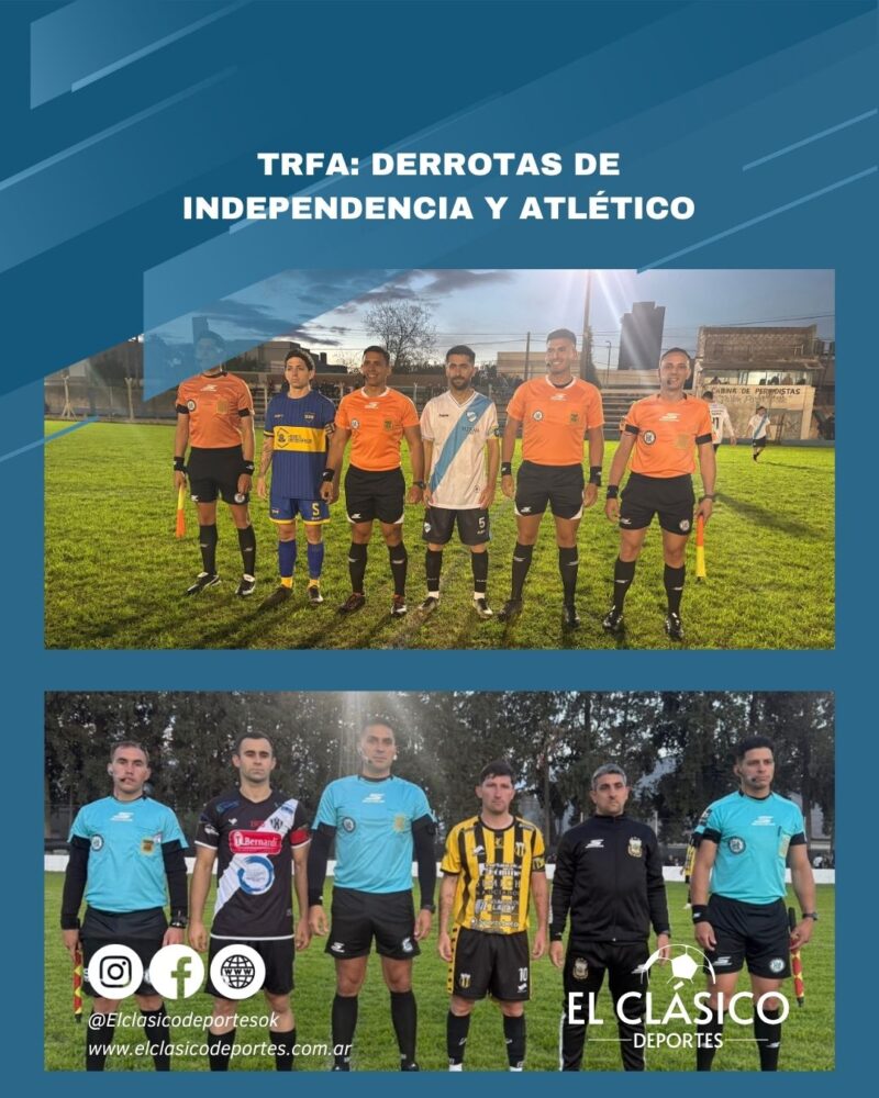 Lee más sobre el artículo TRFA: Derrotas de Independencia y Atlético!